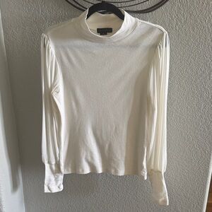 Sanctuary Cream Long Sleeve Blouse